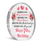 Novelty 70th Birthday Gift For Mum Auntie Sister Nan Friend