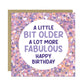 Funny Birthday Card For Women MORE FABULOUS Card For Mum
