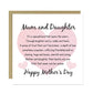 Mothers Day Card For Mum Mother Mum And Daughter Card Mum Poem