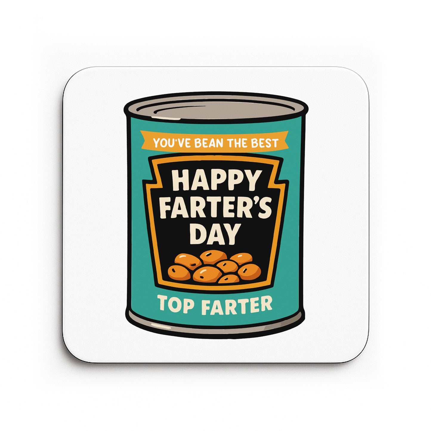 Funny Gift For Fathers Day TOP FARTER Coaster Funny Gift For Dad