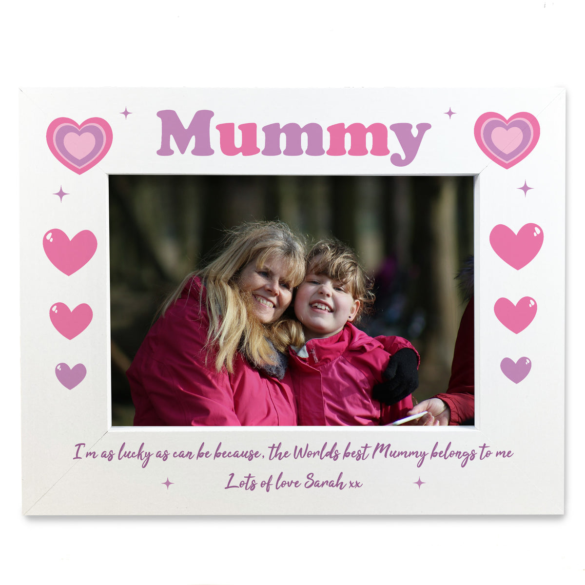 Mummy 7x5 White Frame Gift For Mum Mummy Gifts From Daughter