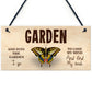 Novelty Garden Sign Shabby Chic Hanging Wall Door Sign