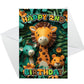 2nd Birthday Card for Boys Girl Jungle Animals Birthday Card