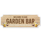 Garden Bar Sign For Home Bar Welcome Sign Man Cave Garage Funny