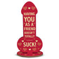 Funny Rude Best Friend Plaque Novelty Friendship Gift For Women