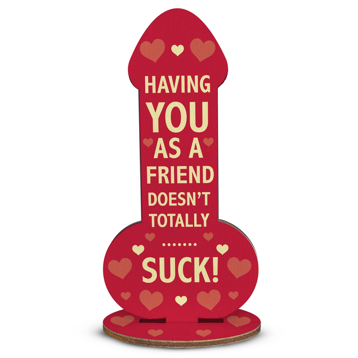 Funny Rude Best Friend Plaque Novelty Friendship Gift For Women