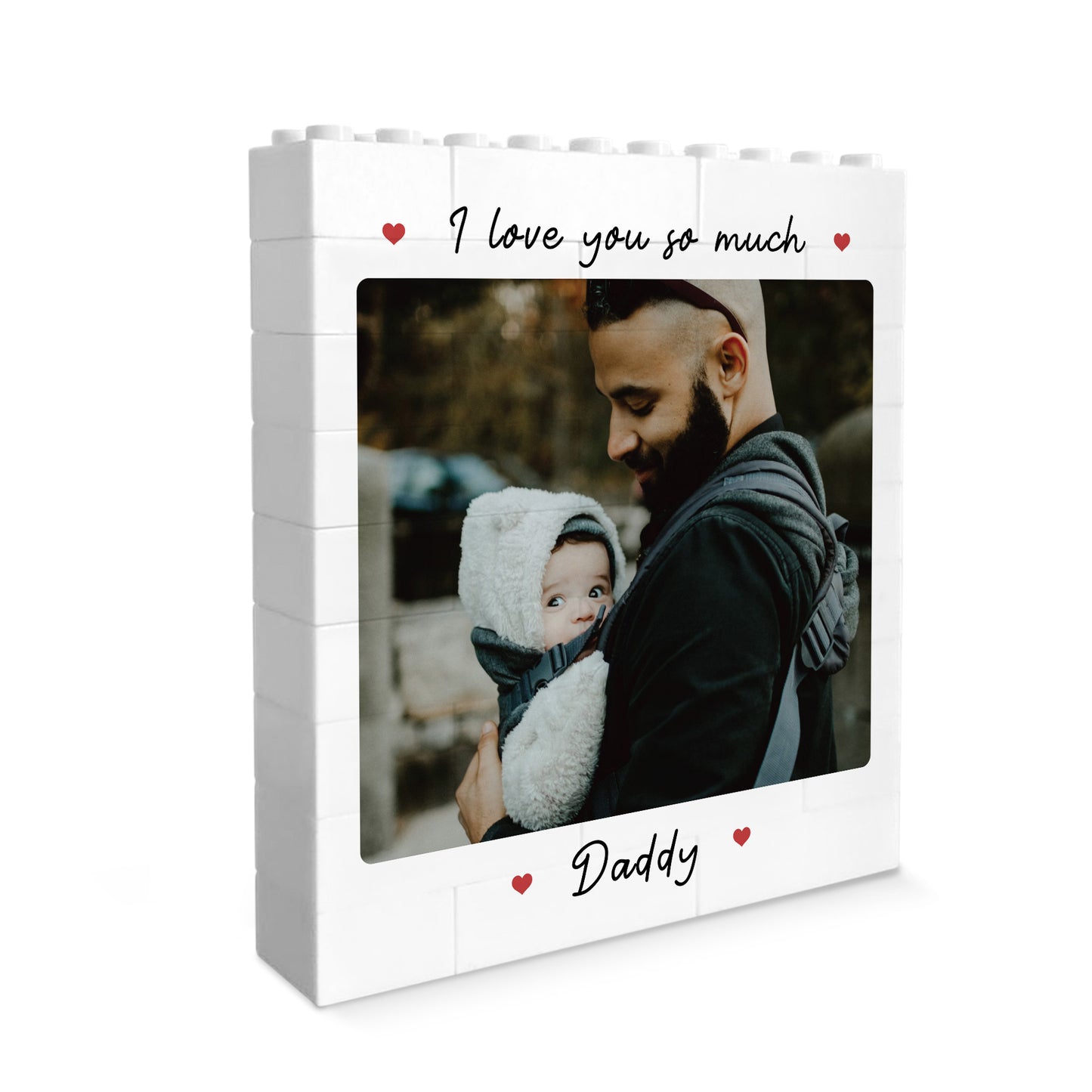 Personalised Fathers Day Photo Block Fathers Day Gift For Him