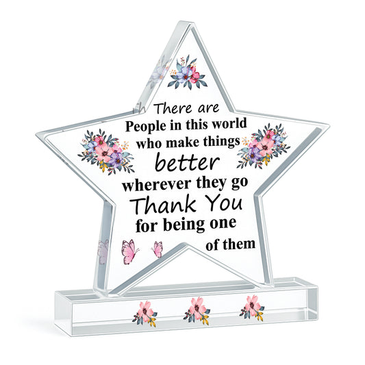 Thank You Gifts Make The World Better Plaque Appreciation Gift