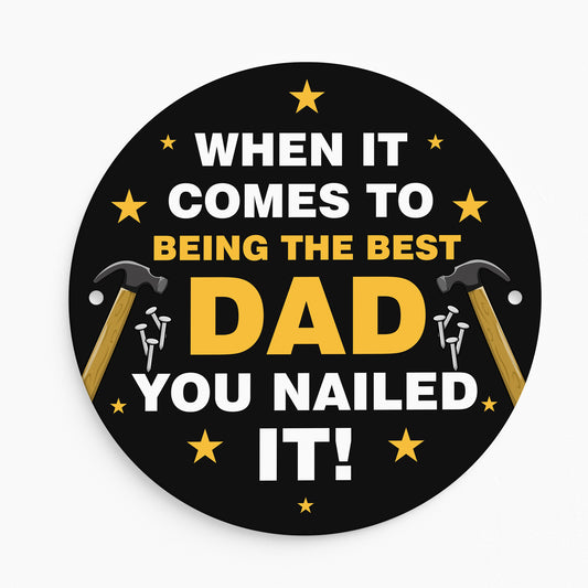 Fathers Day Gift For Dad Nailed It Dad Gift From Daughter Son