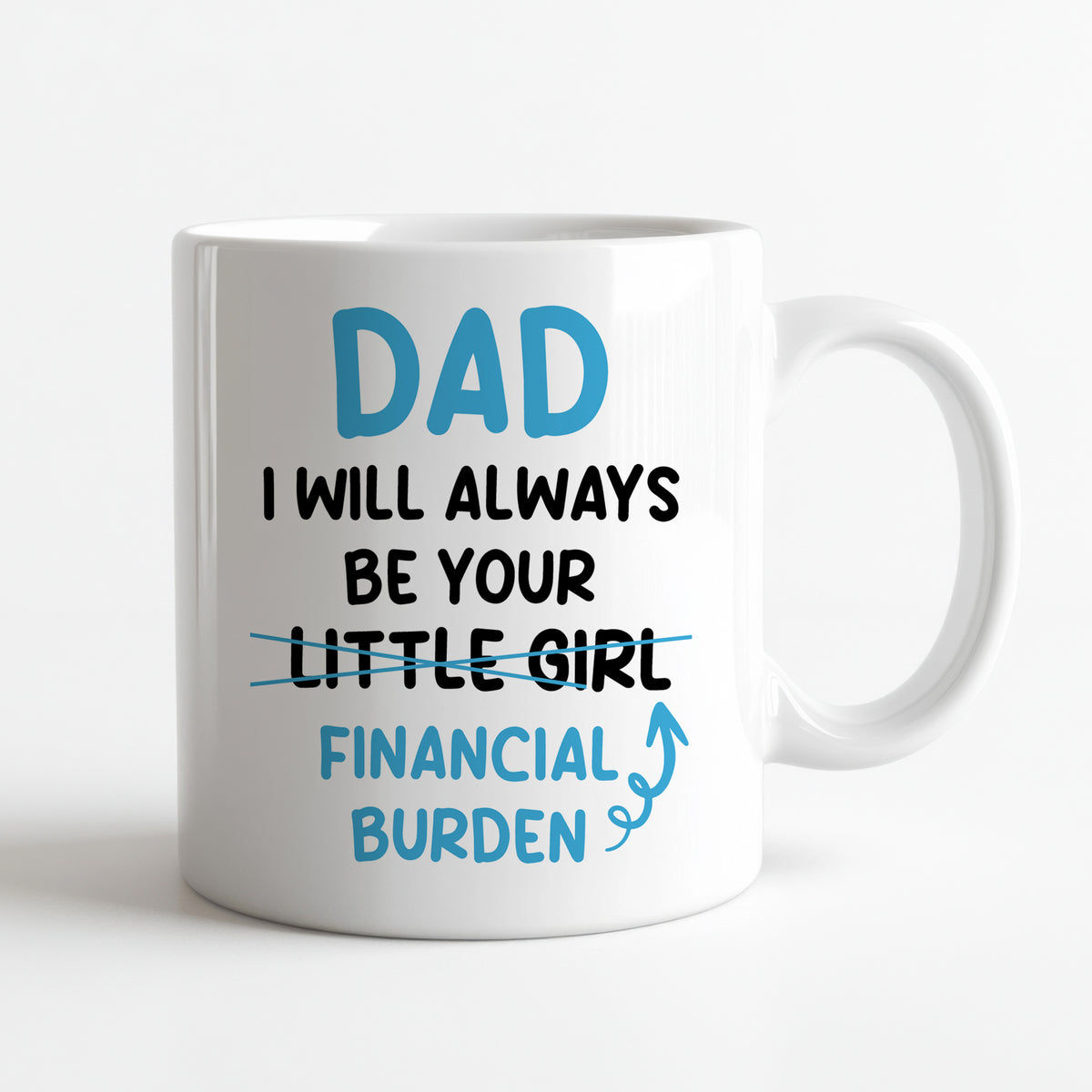 Funny Dad Mug Gift From Daughter Novelty Father's Day Gifts