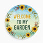 Novelty Garden Sign For Outside WELCOME TO MY GARDEN Plaque