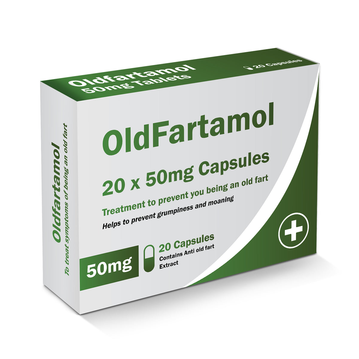 OldFartamol Pill Box Funny Gift For Girlfriend Boyfriend Mum Dad