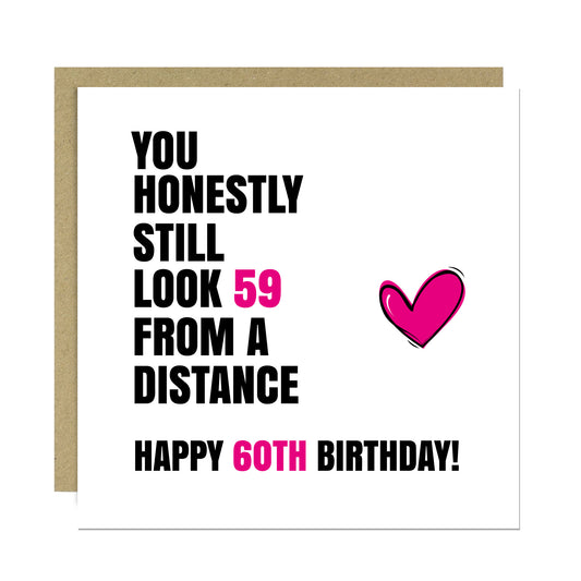 Funny 60th Birthday Card For Women Cards For 60th Birthday