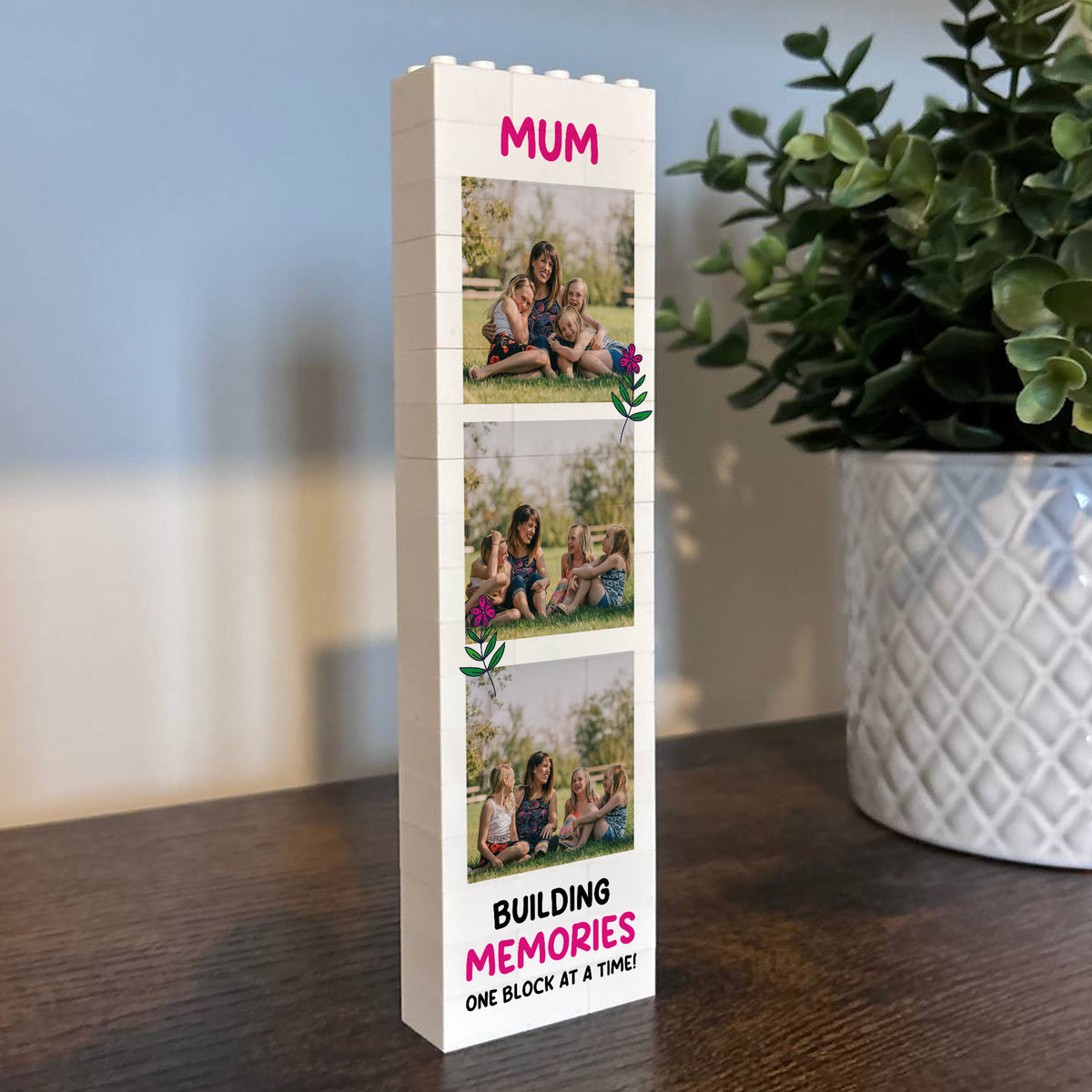 Mothers Day Gift Personalised Mum Gift Puzzle Photo Block