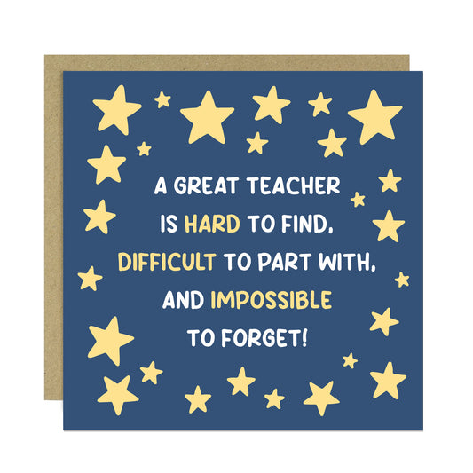 Teacher Appreciation Card Thank You Cards For School Nursery