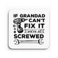 Funny Grandad Gift Grandad Coaster Grandad Cant Fix It Gift