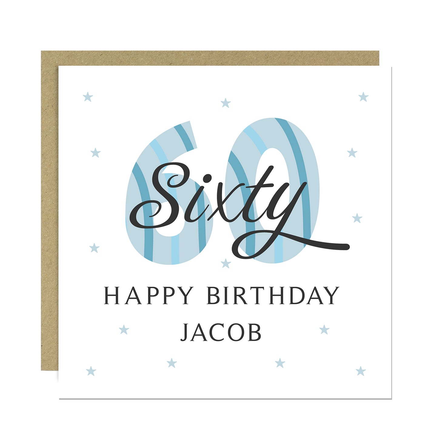 Personalised 60th Birthday Card For Men For Dad Grandad Uncle