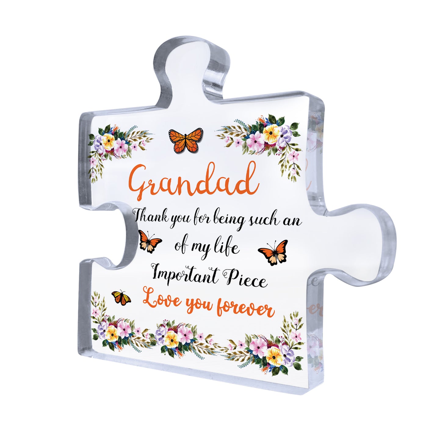 Grandad Birthday Gifts Presents Standing Plaque Keepsake