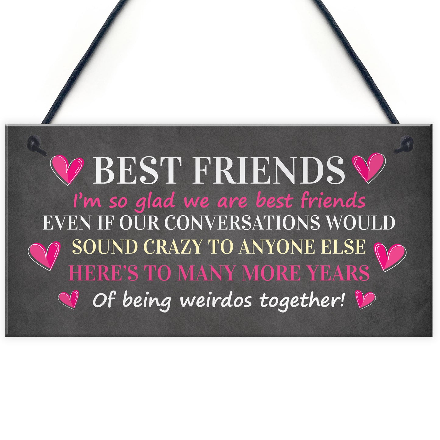 Best Friend Plaque Friendship Gift For Best Friend Miss You
