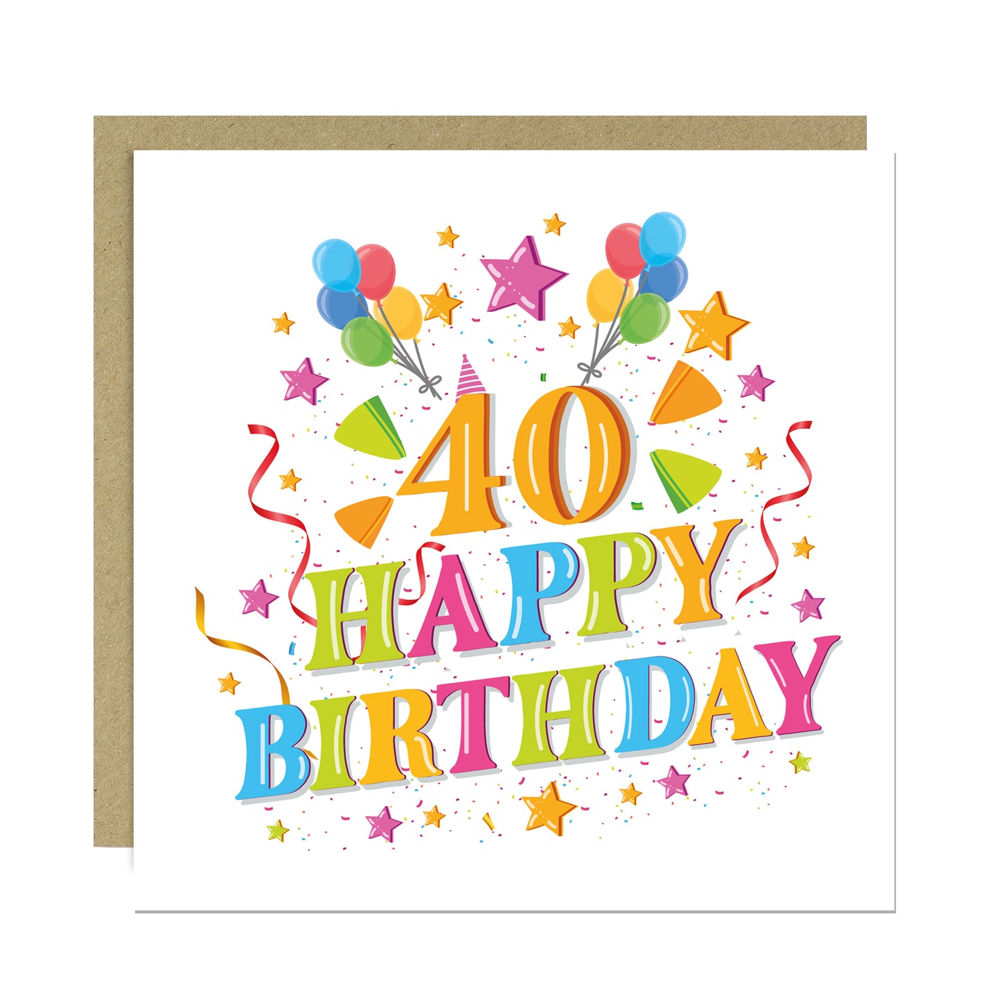 40th Birthday Cards for Women Birthday Card For Friends Family