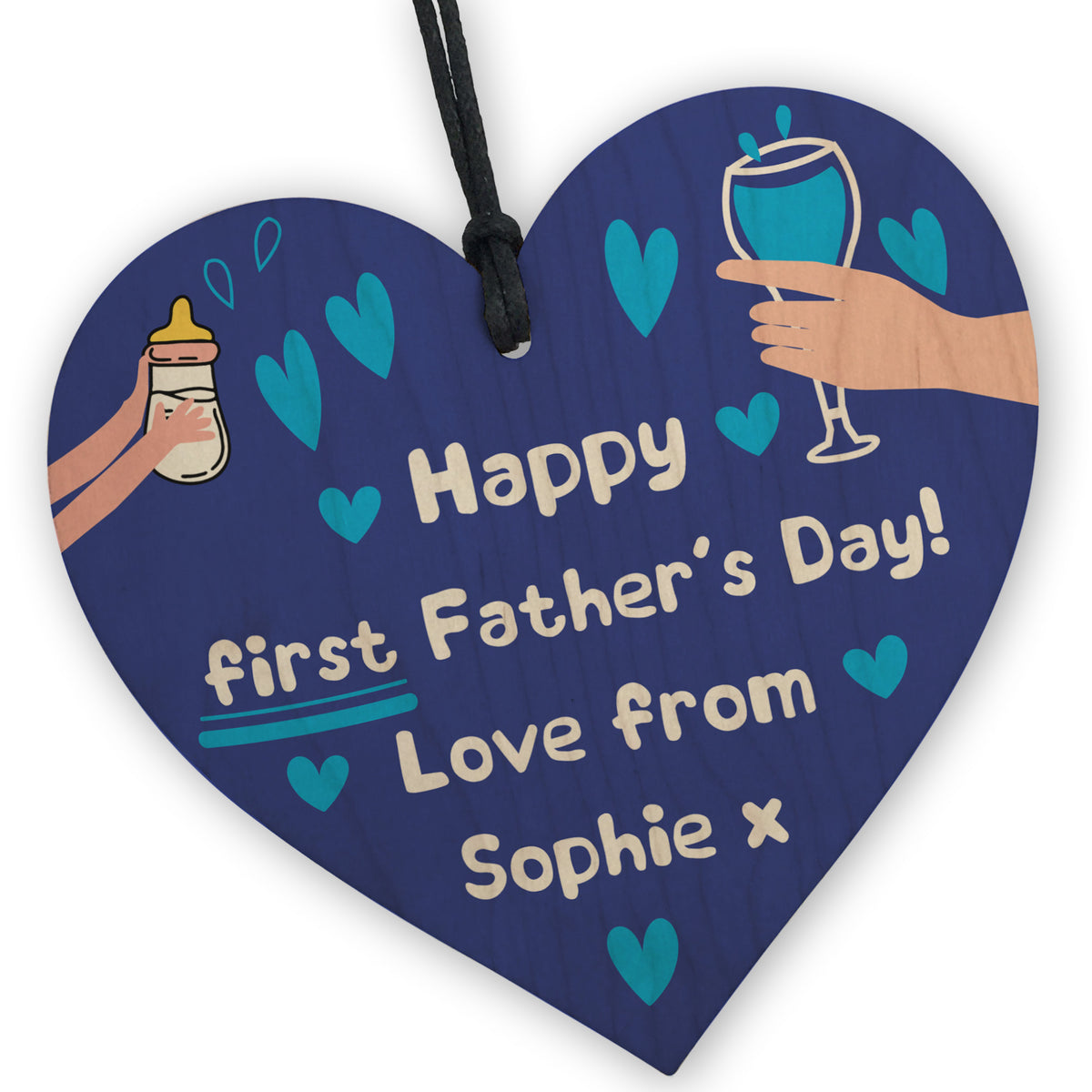 First Father's Day Gifts For New Dad Personalised 1st Fathers