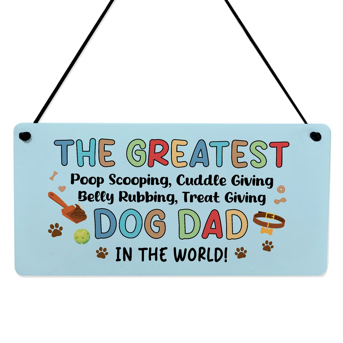 Funny Fathers Day Birthday Gift For The Greatest Dog Dad Gift