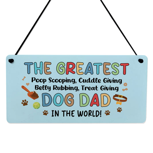 Funny Fathers Day Birthday Gift For The Greatest Dog Dad Gift