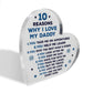 Daddy Gifts From Son Father And Daughter Gifts Acrylic Heart