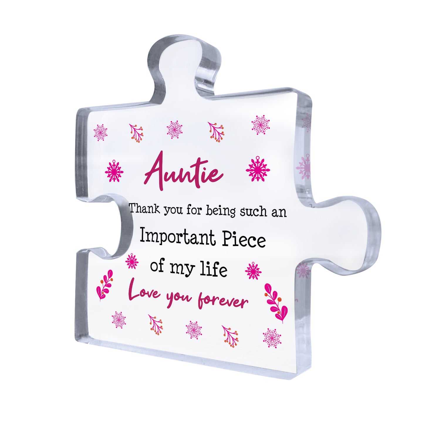Auntie Birthday Gifts Standing Plaque Keepsake Christmas