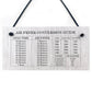 Air Fryer Conversion Guide Hanging Wooden Sign Cooking Guide