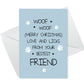 Christmas Card From The Dog Funny Dog Christmas Cards Joke