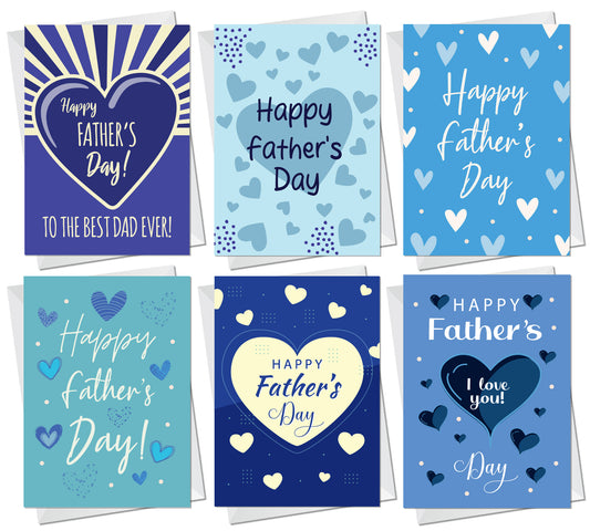 Fathers Day Card Pack Of 6 Card for Dad Grandad For Fathers Day