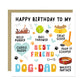 Happy Birthday Card From The Dog Birthday Card For Best Dog Dad