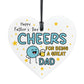Funny Fathers Day Gift For Dad Cheers For Being A Great Dad