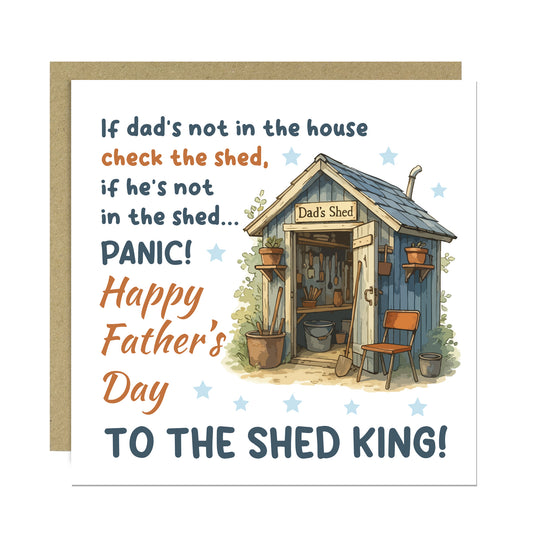 Funny Humour Fathers Day Card For Dad From Daughter Son Kids