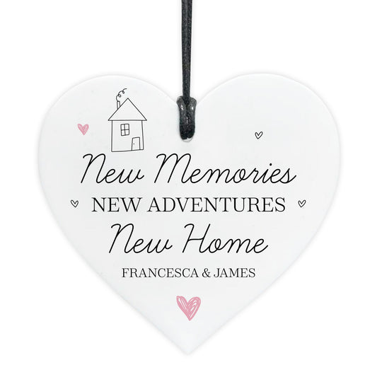 New Home Gift For Friend Couple Personalised Hanging Acrylic