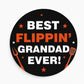 Fathers Day Gift For Grandad Best Flippin Grandad BBQ Sign