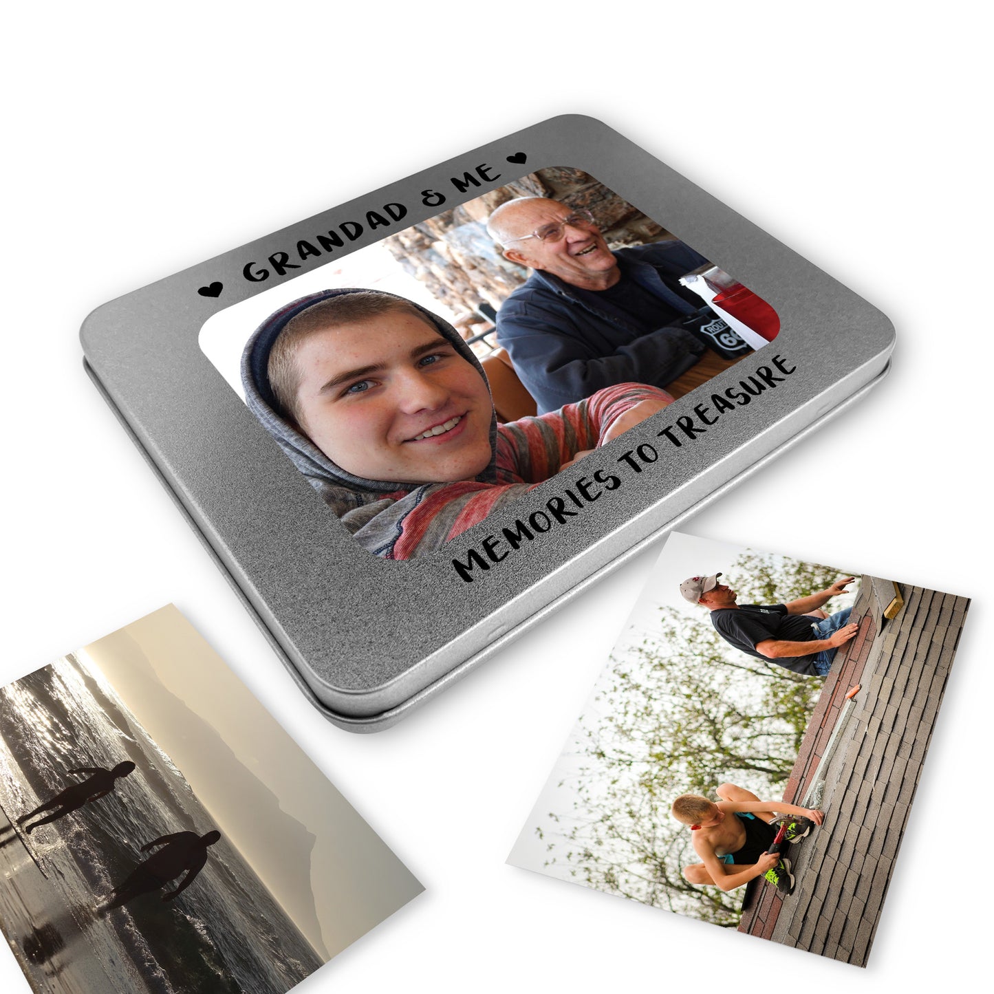 Grandad Gift For Birthday Photo Storage Personalised