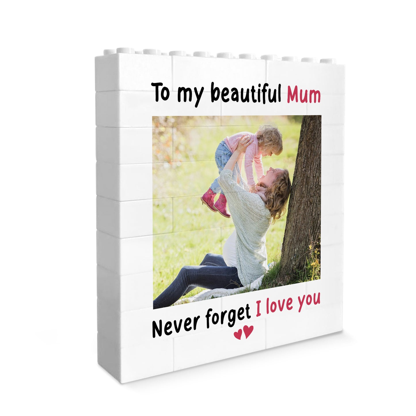 Personalised Gifts For Mum Building Photo Blocks Mothers Day