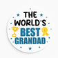 Gift For Grandad For Fathers Day Birthday Worlds Best Grandad