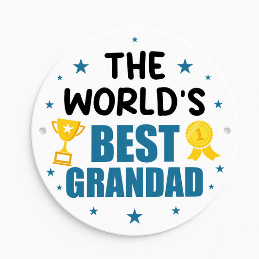 Gift For Grandad For Fathers Day Birthday Worlds Best Grandad