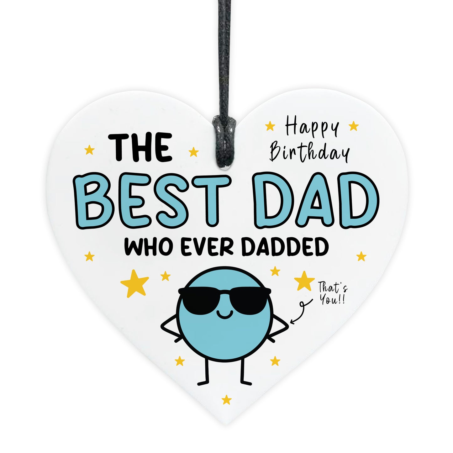 Birthday Gift For Dad BEST DAD Whoever Dadded Funny Gift