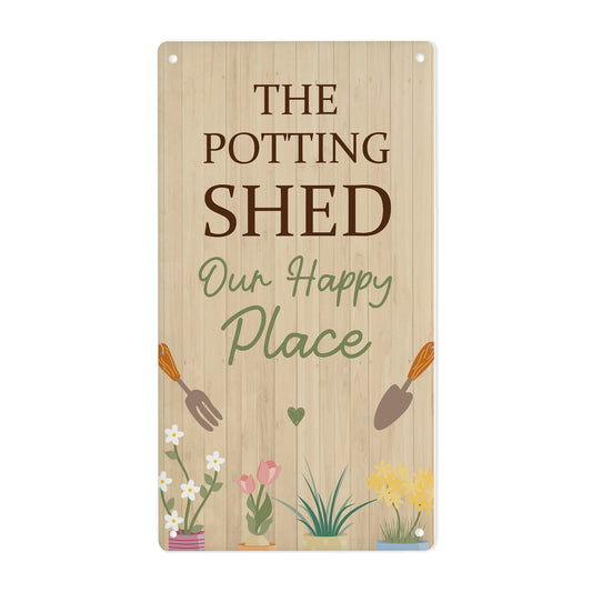 The Potting Shed Sign For Garden Summerhouse Greenhouse 22x12cm
