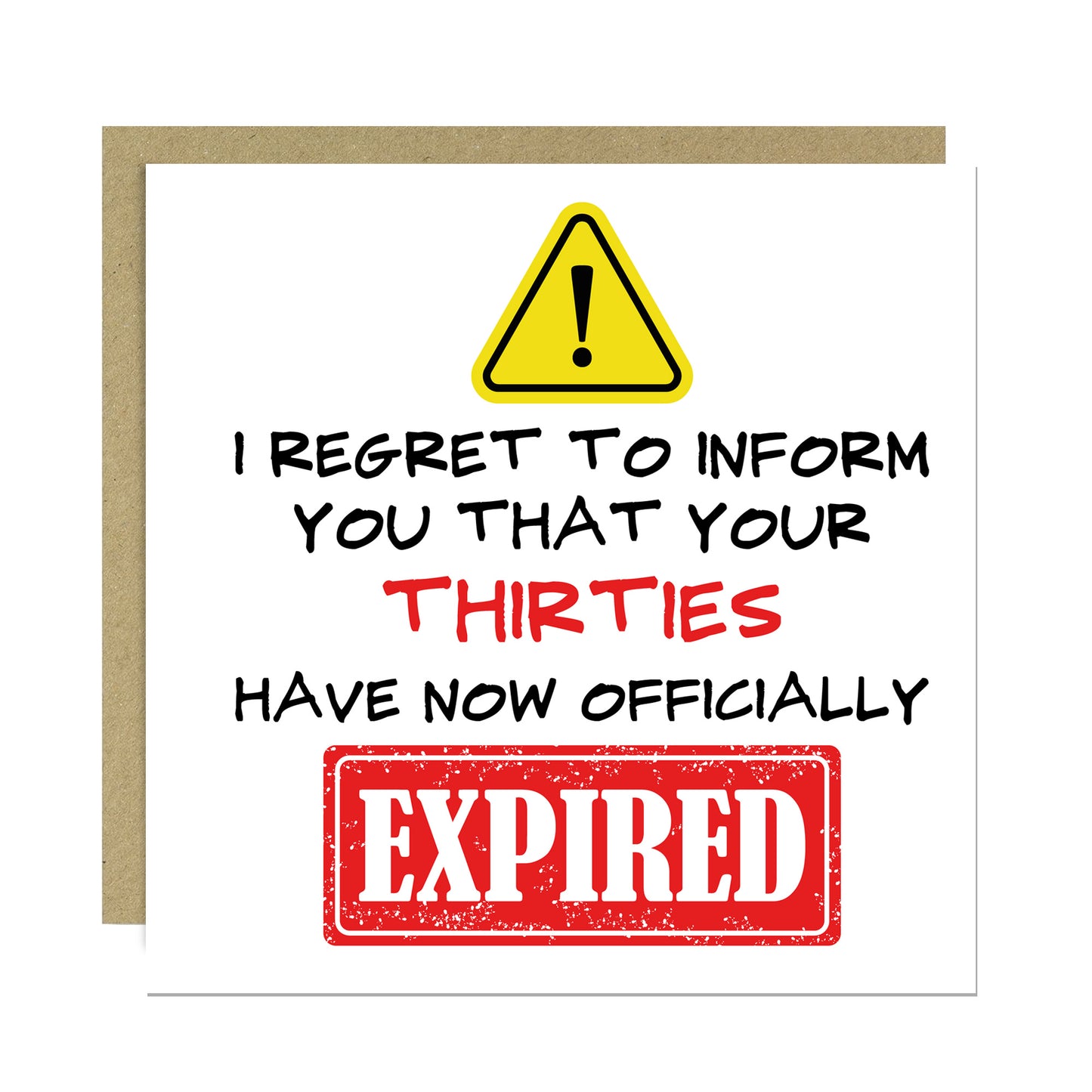 Funny 40th Birthday Cards for Men Women Thirties Have Expired