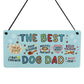 Funny Fathers Day Birthday Gift For The Best Dog Dad Gift Woof