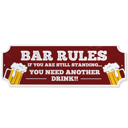 Acrylic Bar Sign Bar Rules Plaque Bar Accessories for Home Pub