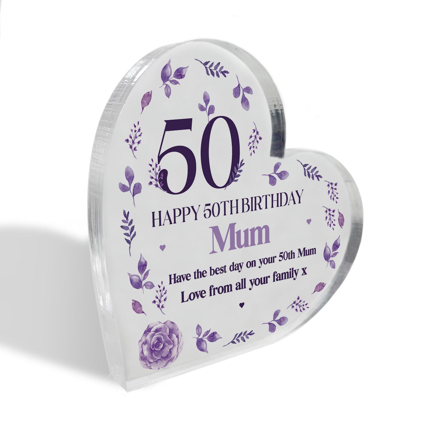 Personalised Happy 50th Birthday Gift For Mum Nan Auntie