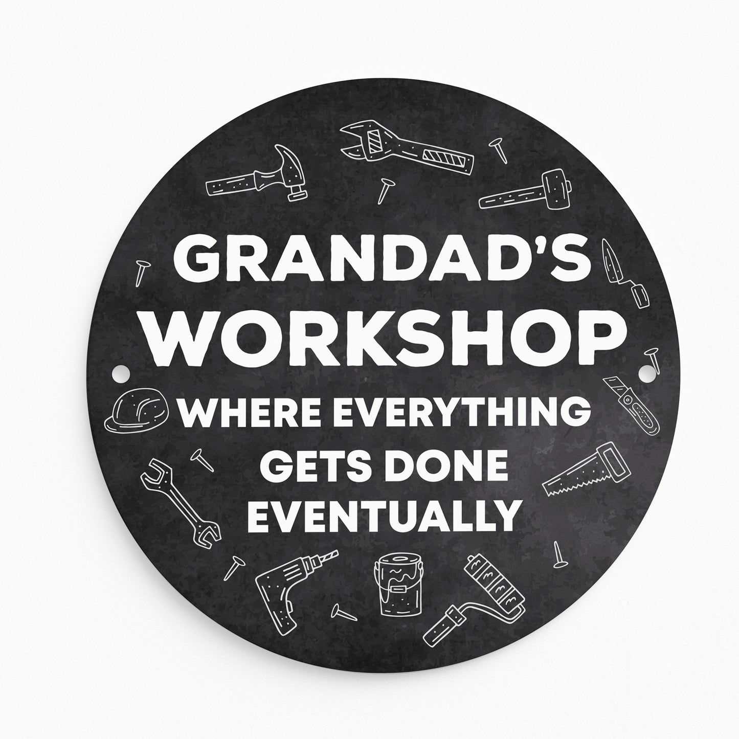 Funny Gift For Grandad Birthday Fathers Day GRANDADS WORKSHOp