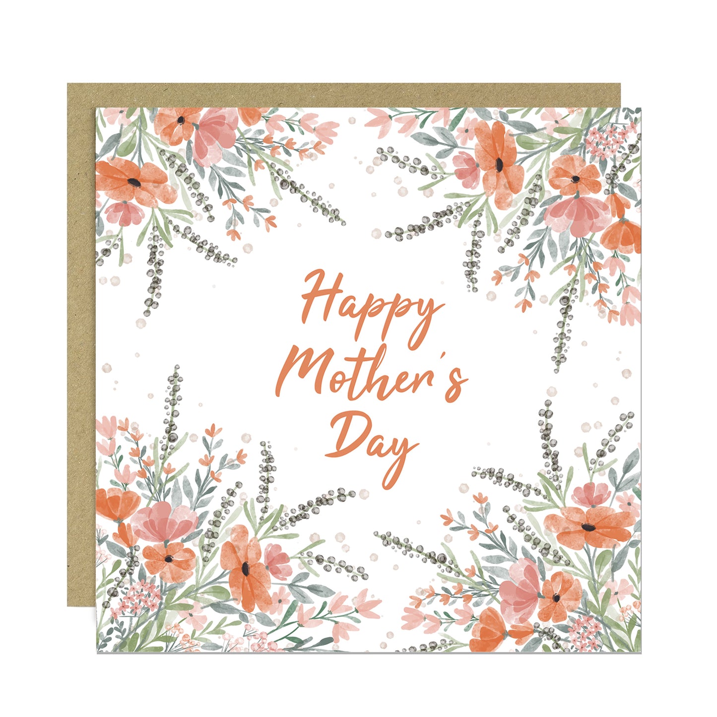 Mothers Day Cards for Mum Pastel Mother's Day Card Floral