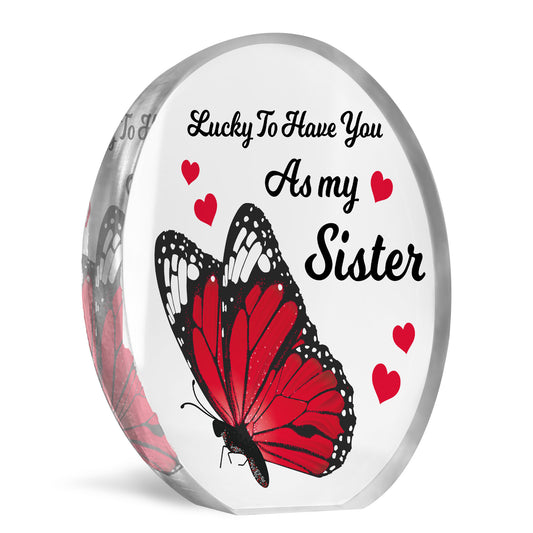 Sister Gifts Acrylic Plaque Birthday Gift For Sister Big Little